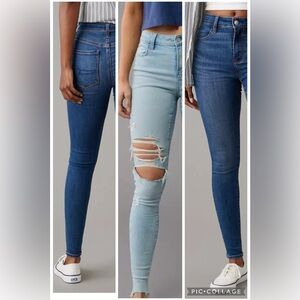 Bundle of 3 high rise jegging 14 long skinny jeans